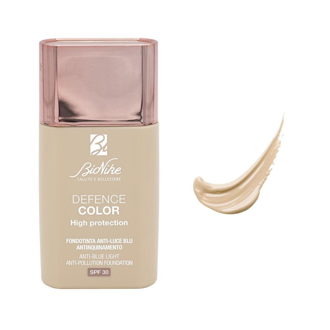 Bionike Defence Color High Protection Fondotinta Anti-Luce Blu 301 Ivoire 30 ml