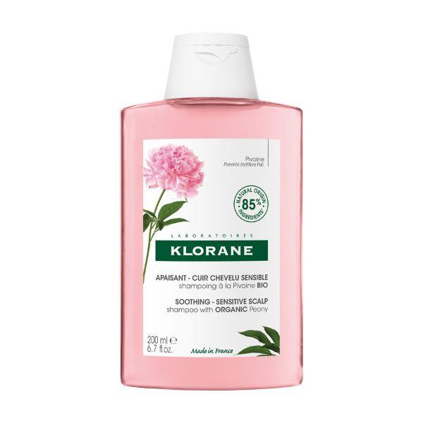 Klorane Shampoo Peonia Bio Lenitivo e Anti-prurito 200 ml