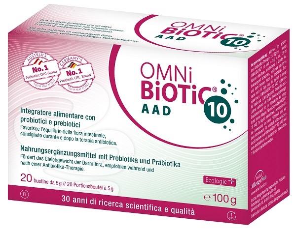 Omni Biotic Integratore di Probiotici per il Benessere Intestinale 20 Bustine