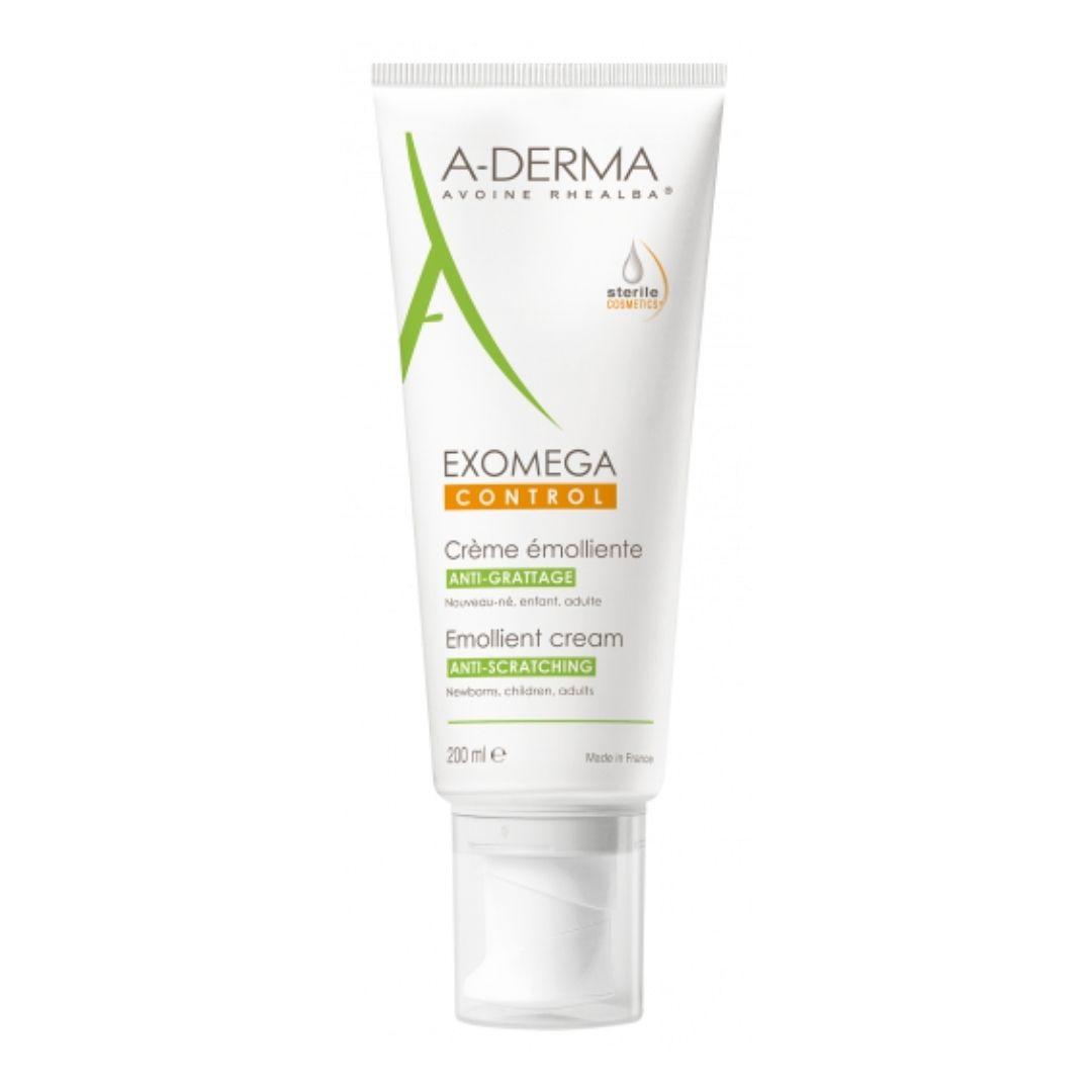 A-Derma Exomega Control Crema Emolliente Anti-Prurito per Pelli Secche 200 ml
