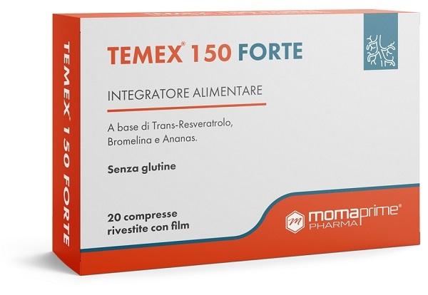 Temex 150 Forte Integratore per Energia e Vitalità 20 Compresse