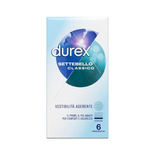 Durex Settebello Classico Profilattici Vestibilitร Aderente 6 Pezzi