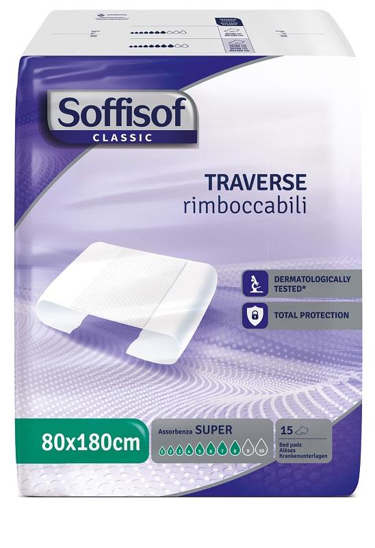 Soffisof Classic Traversa per Incontinenza 8 gocce 80x180 15 Pezzi