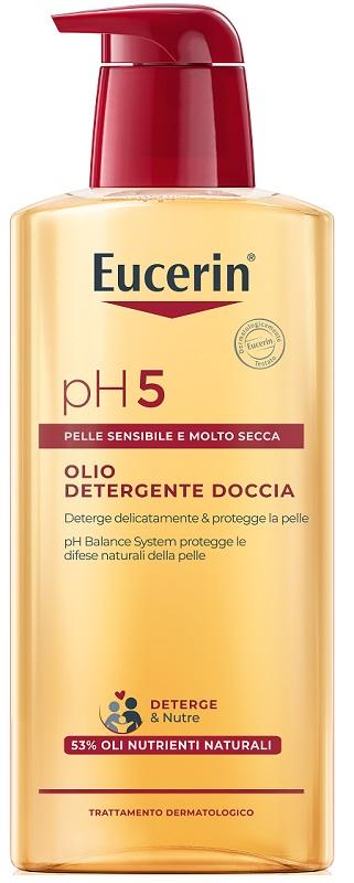 Eucerin pH5 Olio Detergente Doccia Delicato Lenitivo Pelle Sensibile 400 ml
