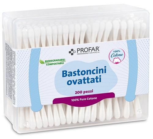 Profar Bastoncini Ovattati per Igiene Quotidiana 200 Pezzi