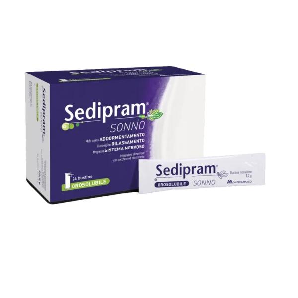 Sedipram Integratore Per Il Sonno 24 Stick Orosolubili