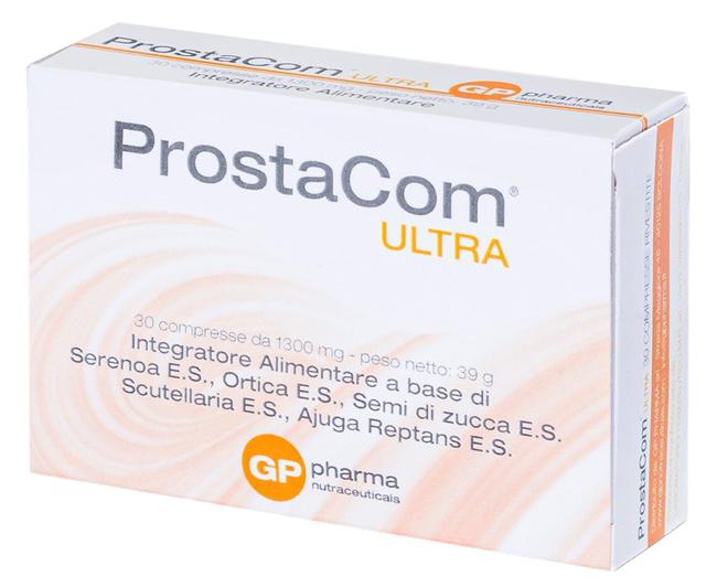 Prostacom Ultra Integratore per la Salute della Prostata 30 Compresse