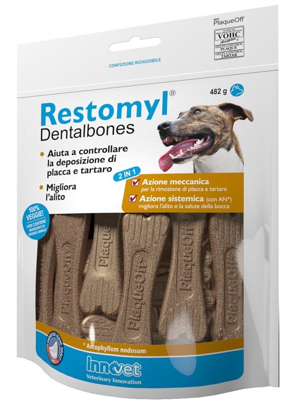 Restomyl Dental Bones per Igiene Orale di Cani 482g