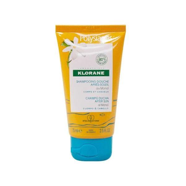 Klorane Polysianes Gel Doccia Doposole Monoi Corpo e Capelli 75 ml
