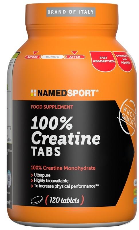 Creatine 100% Integratore In Compresse Per Forza Muscolare 120 Compresse