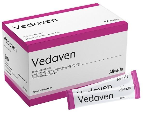 Vedaven Integratore per il Benessere della Circolazione Venosa 30 Stick