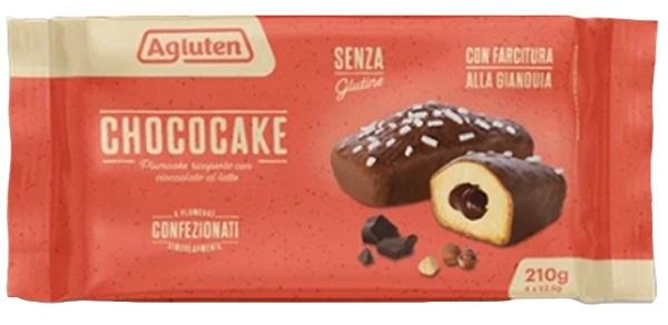 Agluten Chococake Senza Glutine per Dessert Golosi 4 x 52,5 g
