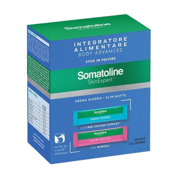Somatoline SkinExepert Body Advanced Integratore Drenante per Cellulite 28 Bustine