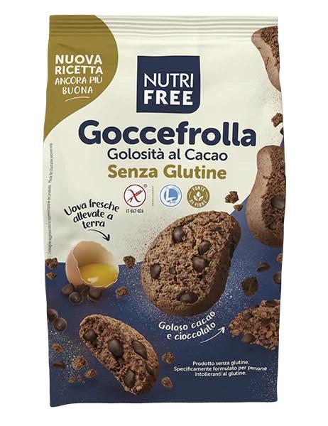Nutrifree Goccefrolla al Cacao, Biscotti Senza Glutine 300g
