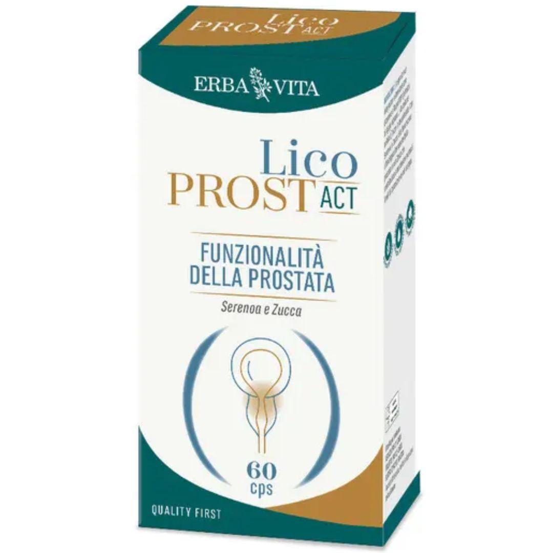 Licoprost Act Integratore per Benessere della Prostata 60 Capsule