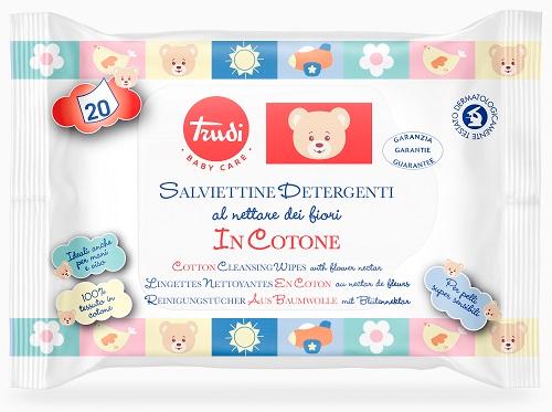 Trudi Baby Salviettine Delicate in Cotone 20 Pezzi