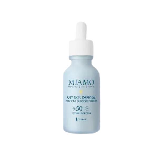 Miamo Acnever Siero Oily Skin Defense Even Tone Sunscreen Drops Spf 50+ 30 ml