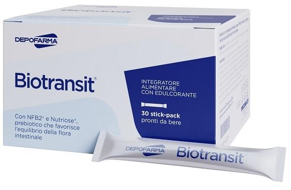 Biotransit Integratore per il Transito Intestinale 30 Stick da 15 ml