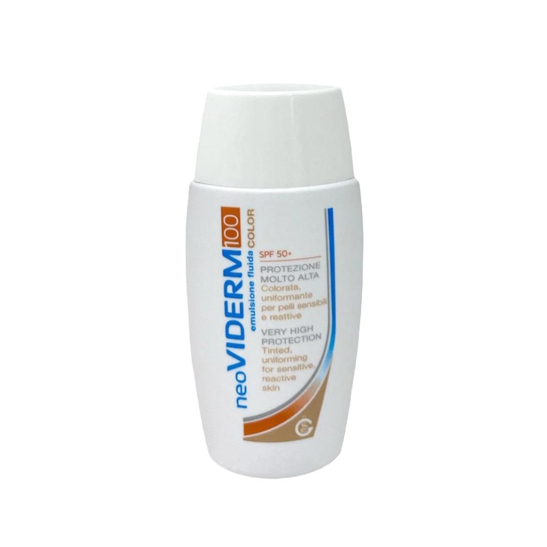 Neoviderm 100 Color Spf50+ Emulsione Fluida Colorata Protezione Solare Molto Alta 50 ml