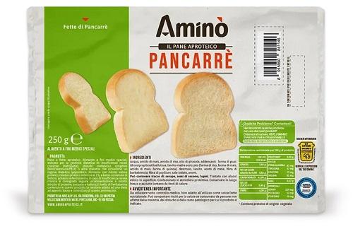 Amino Pane CarrĆØ Proteico, Confezione da 250 g