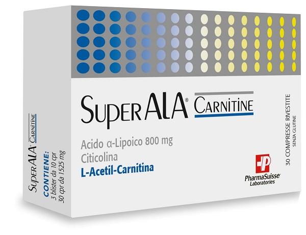 Superala Carnitine Integratore per Energia 30 compresse