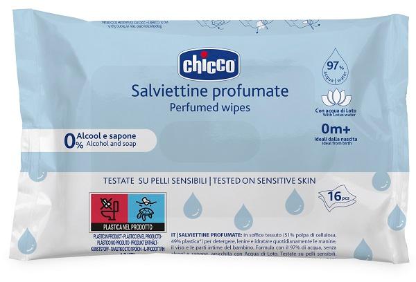 CH Salviette Pocket Igienizzanti Confezione da 16 Pezzi