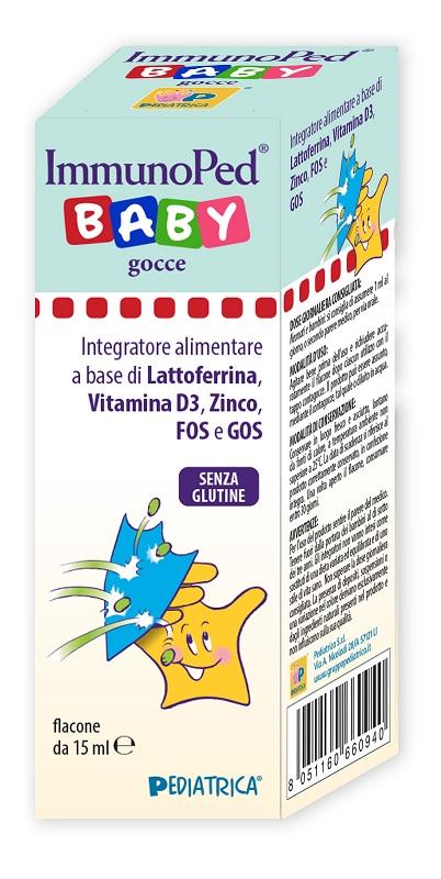 ImmunoPed Baby Gocce Integratore per Difese Immunitarie 15 ml