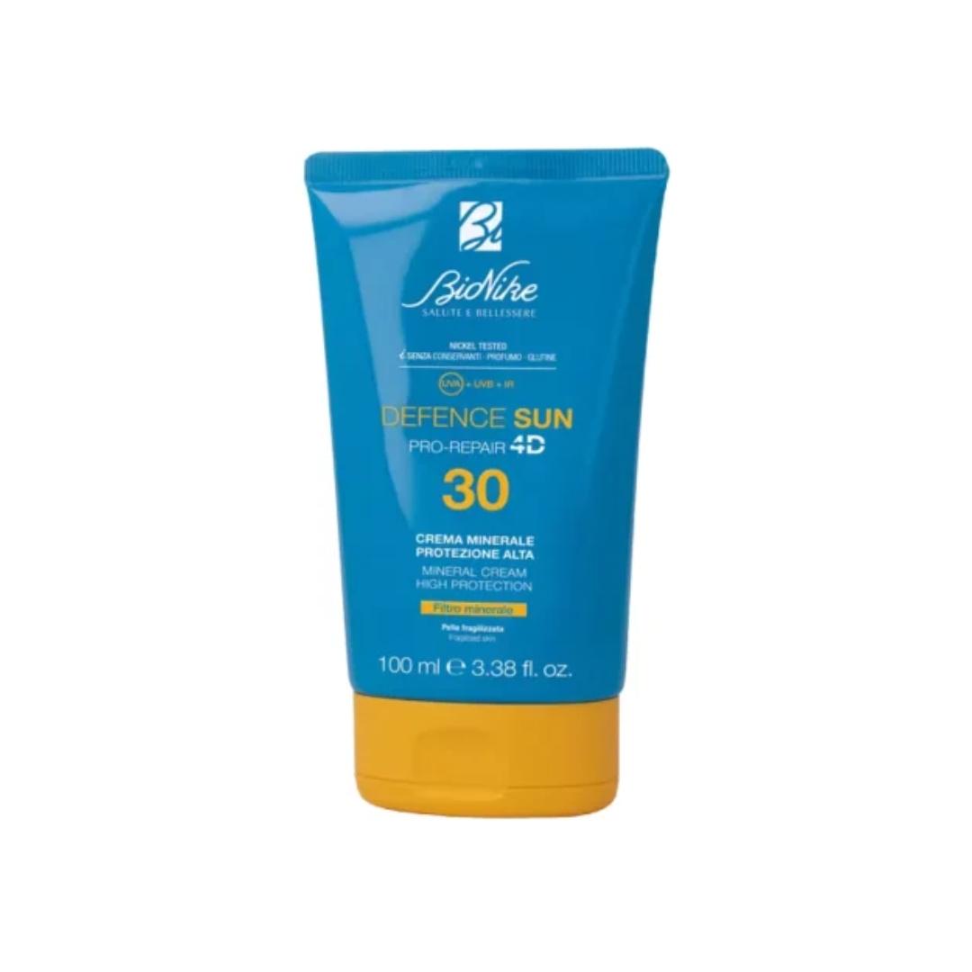 Bionike Defence Sun Crema Minerale Spf30 Viso E Corpo Pelle Fragilizzata 100 ml