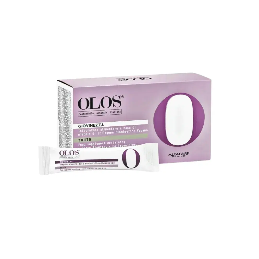 Dibi Olos Giovinezza Integratore Alimentare a Base di Collagene Bionmimetico Vegano 14 stick