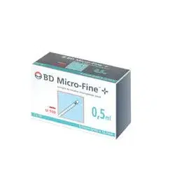 BD Siringa Per Insulina 0,5 ml 29g 12,7 mm 30 pezzi