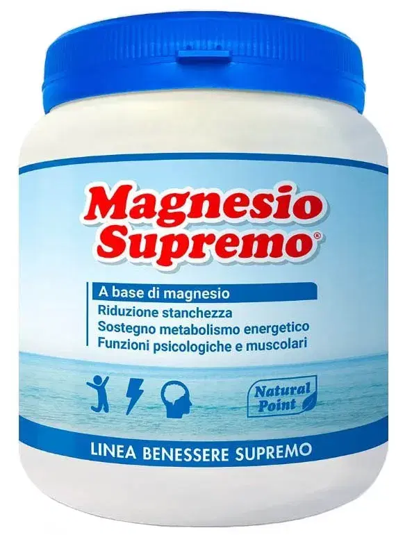 Magnesio Supremo Integratore per la Stanchezza e lo Stress 300 g Magnesio Supremo Integratore per la Stanchezza e lo Stress 300 g