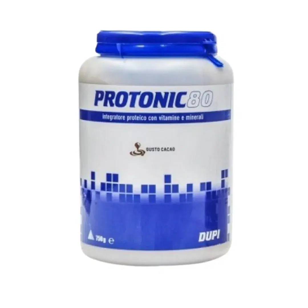 Protonic 80 Cacao Integratore ad Alta Concentrazione di Proteine 750g