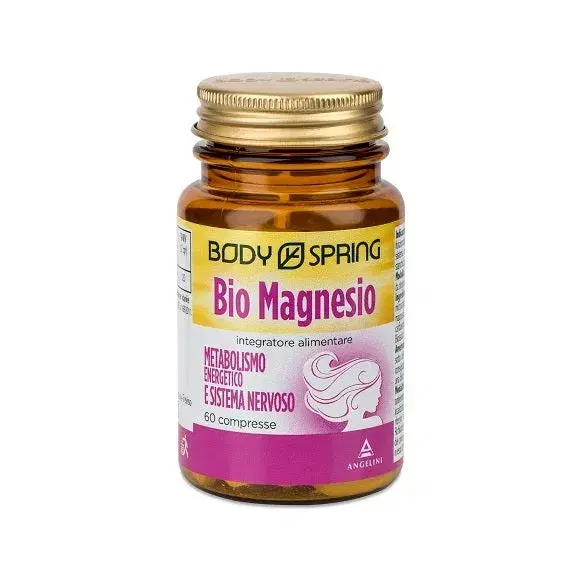 Body Spring Bio Magnesio Integratore Metabolismo Energetico e Sistema Nervoso 60
