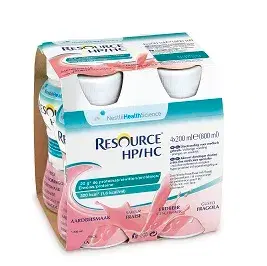 Resource High Protein/High Calorie Gusto Fragola 4 x 200 ml