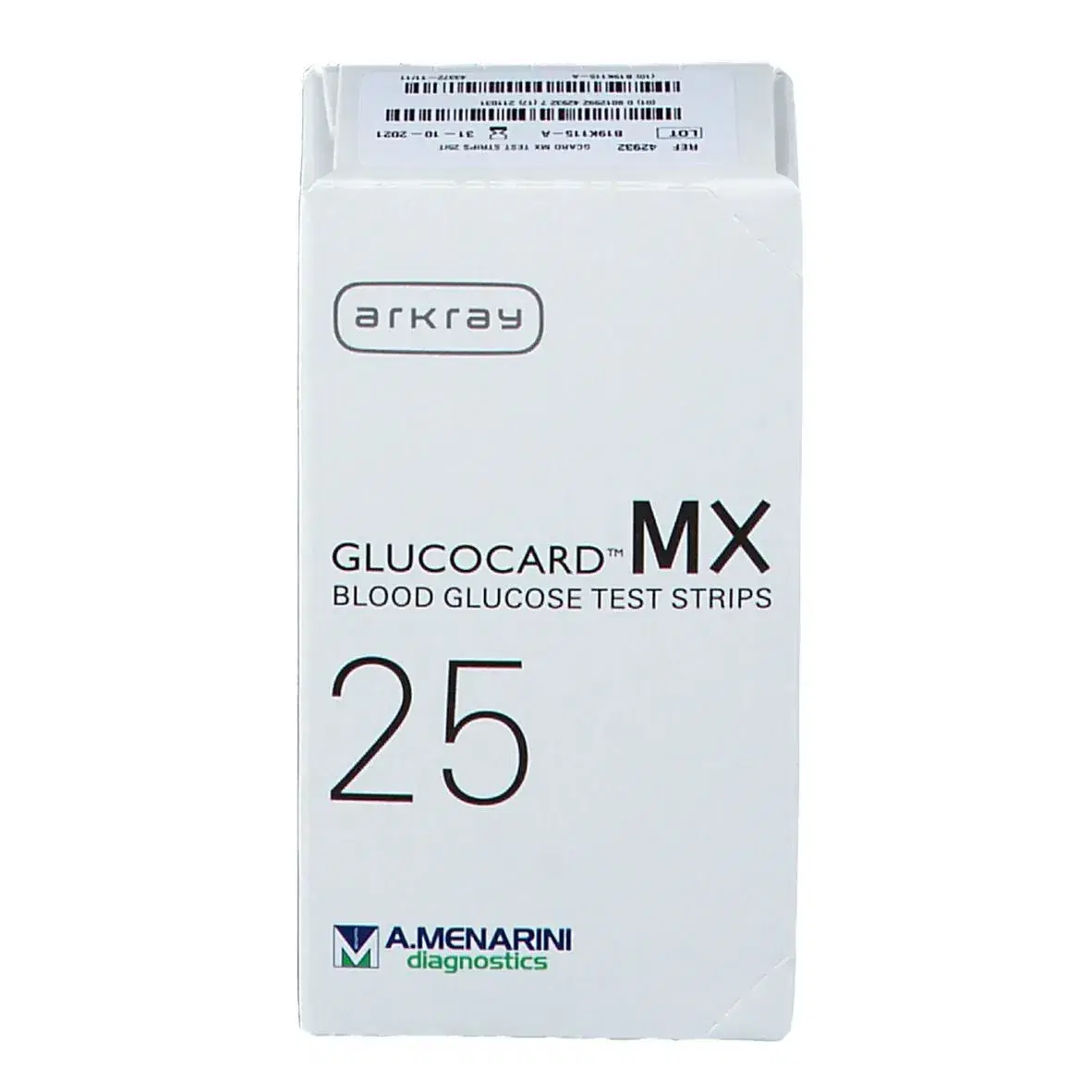 Menarini Diagnostics Strisce Reattive Misurazione Glicemia Glucocard 25 Pezzi