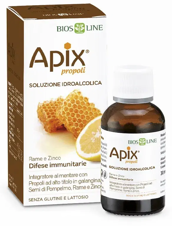 Bios Line Apix Soluzione Idroalcolica Integratore Per Le Difese Immunitarie 30ml