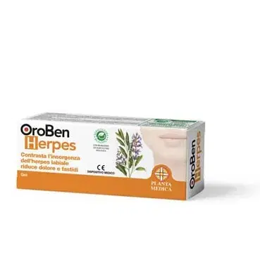 Planta Medica Linea Trattamento Herpes OroBen Herpes Gel Protettivo Lenitivo 8ml