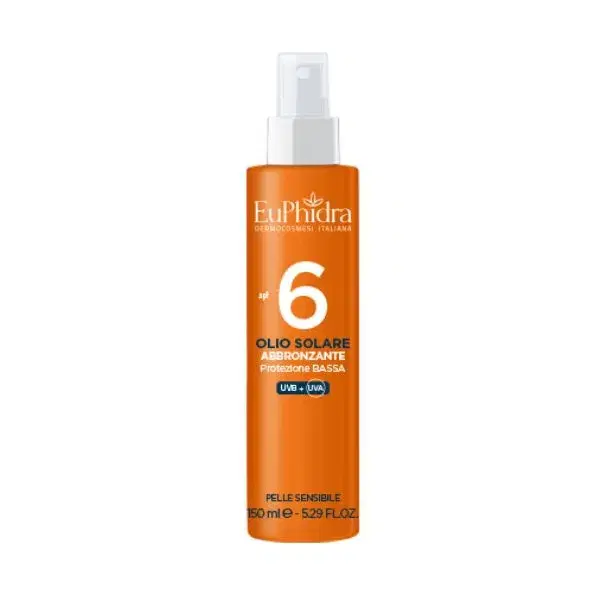 Euphidra Ka Olio Solare Abbronzante SPF 6 Protezione Bassa 150 ml