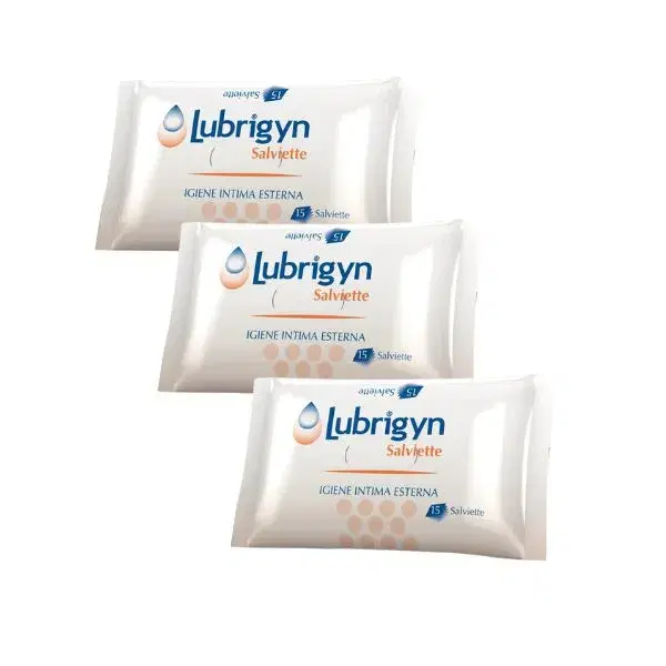 Lubrigyn Salviette Intime Umidificate 3 x 15 Pezzi