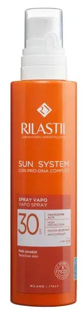 Rilastil Sun System SPF30 Spray Solare Vapo Corpo dalla Texture Leggera 200 ml