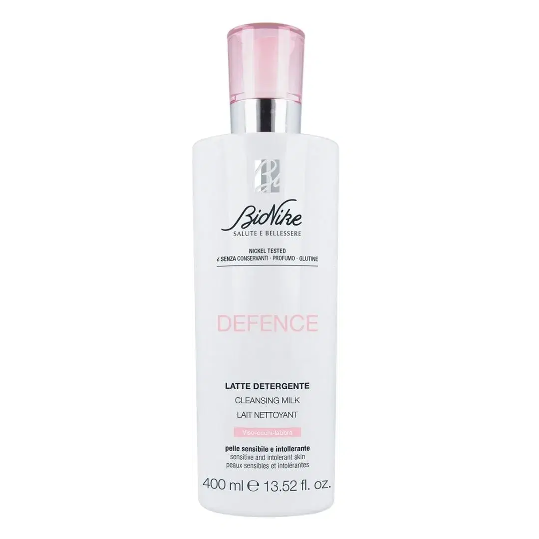 BioNike Defence Latte Detergente Struccante Delicato Viso Occhi e Labbra 400 ml