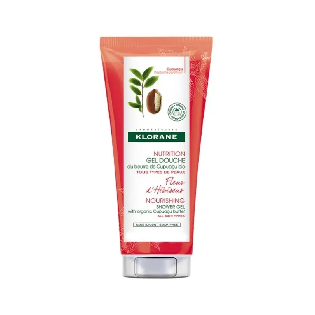 Klorane Gel Doccia Fiore D'ibisco per Tutti i Tipi di Pelle 200 ml