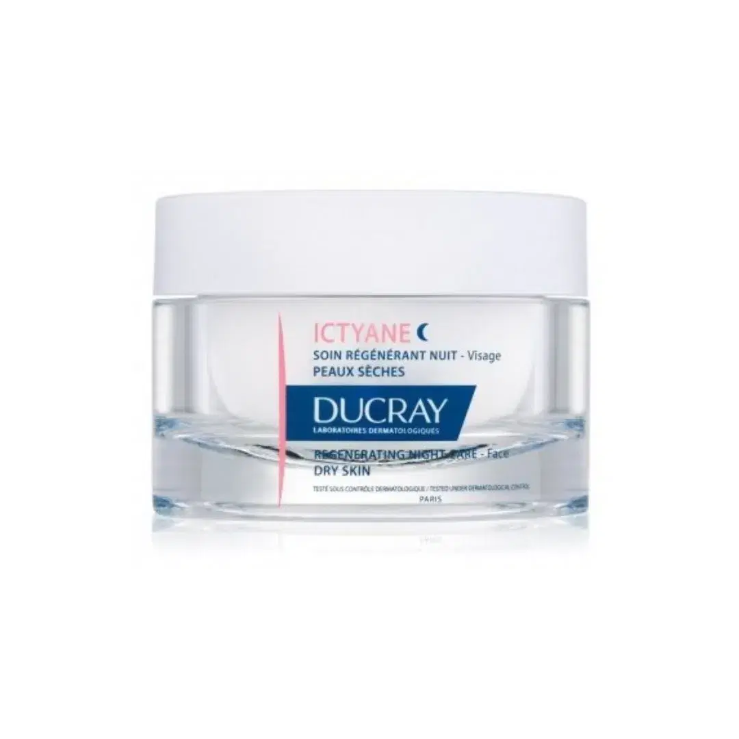 Ducray Ictyane Notte Trattamento Rigenerante Viso Pelli Secche 50 ml
