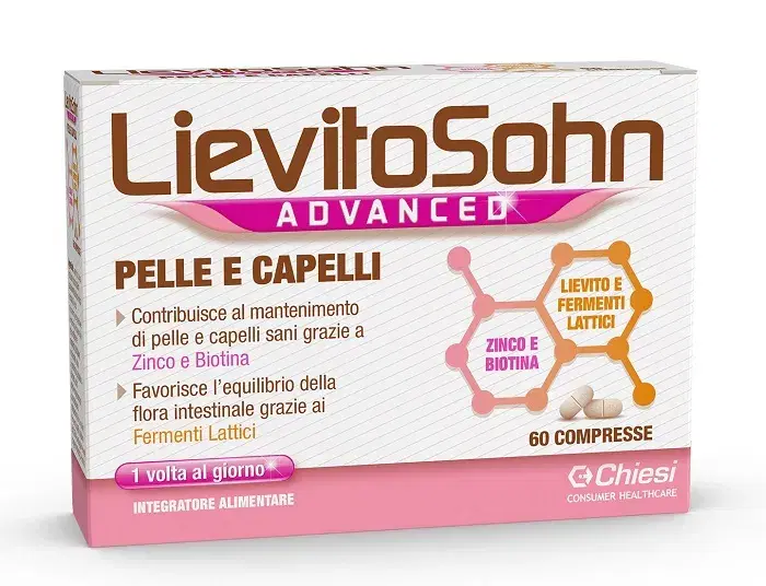 LievitoSohn Advanced Integratore Alimentare Pelle e Capelli 60 Compresse