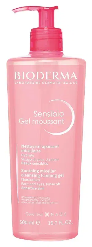 Bioderma Sensibio Gel Moussant Detergente Viso per Pelli Sensibili 500 ml Bioderma Sensibio Gel Moussant Detergente Viso per Pelli Sensibili 500 ml
