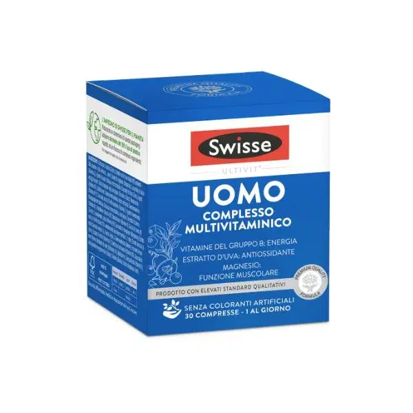 Swisse Multivitaminico Uomo Integratore 30 Compresse