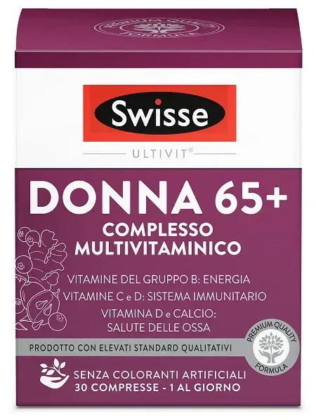 Swisse Donna65+ Complesso Multivitaminico Integratore Alimentare 30 compresse