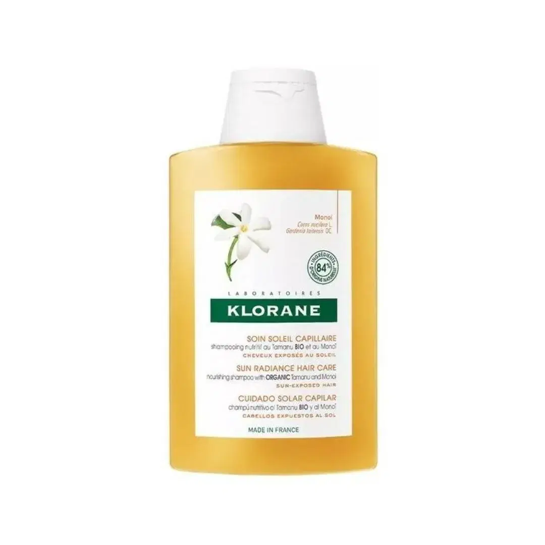 Klorane Polysianes Trattamento Solare Shampoo Nutritivo Tamanu Bio e Monoï 200ml