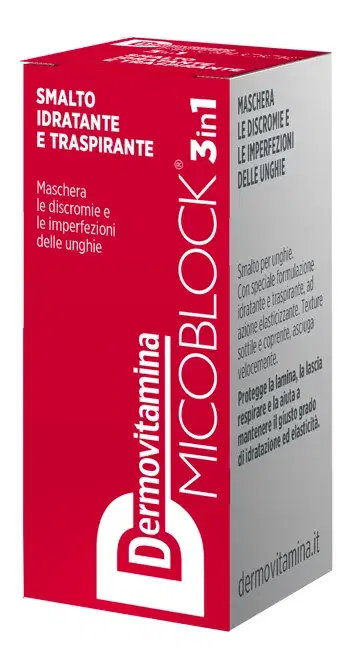Dermovitamina Micoblock 3 In 1 Smalto Rosso 5ml
