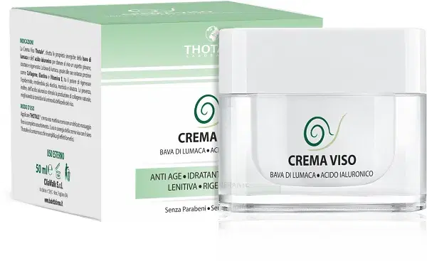 Thotale Crema Viso Alla Bava Di Lumaca E Acido Ialuronico Anti Age 50 ml